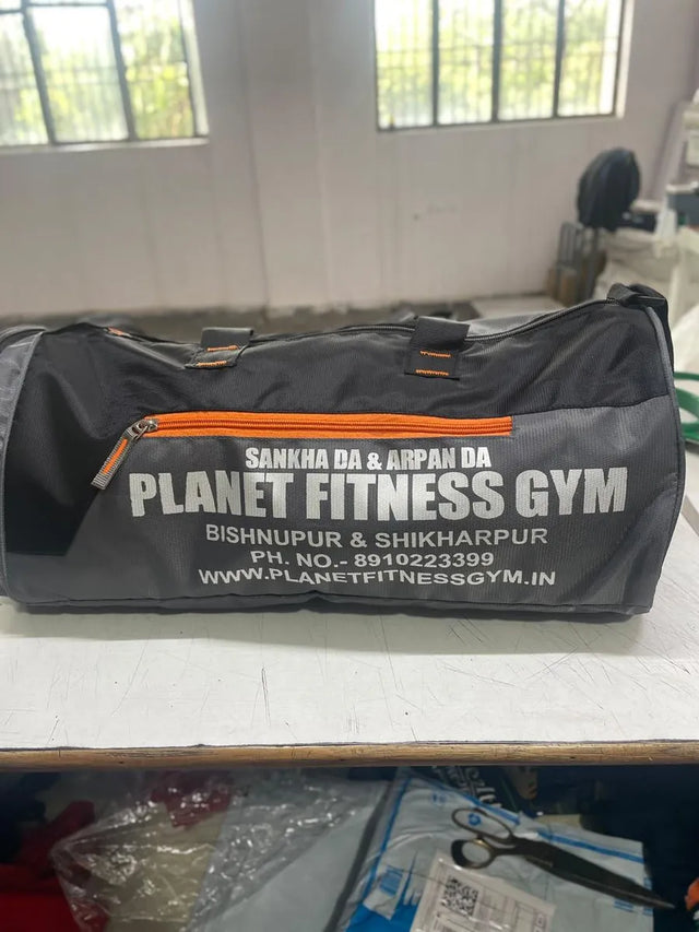 Gym duffel made for a client