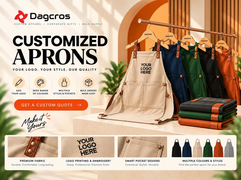 Custom aprons with your logo