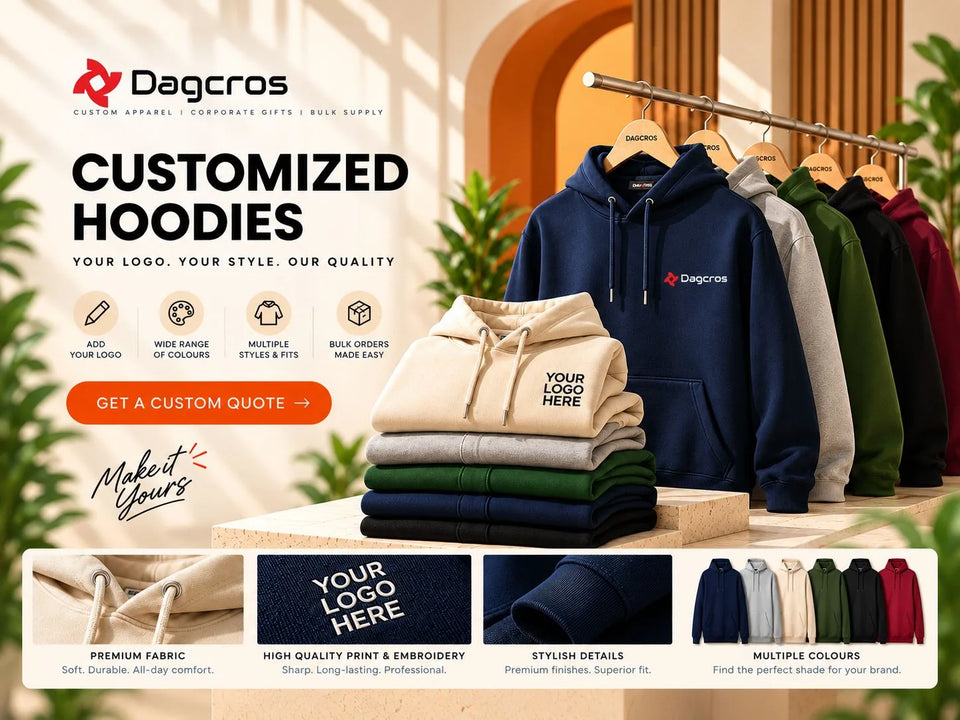 Custom hoodies with your brand logo