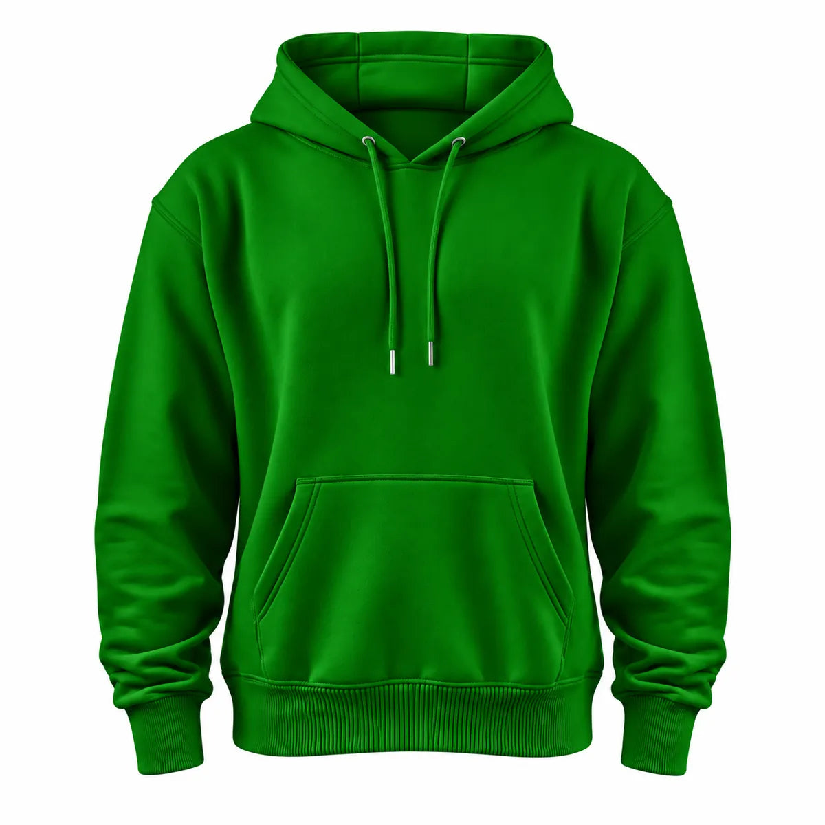 Hoodie in Bottle green