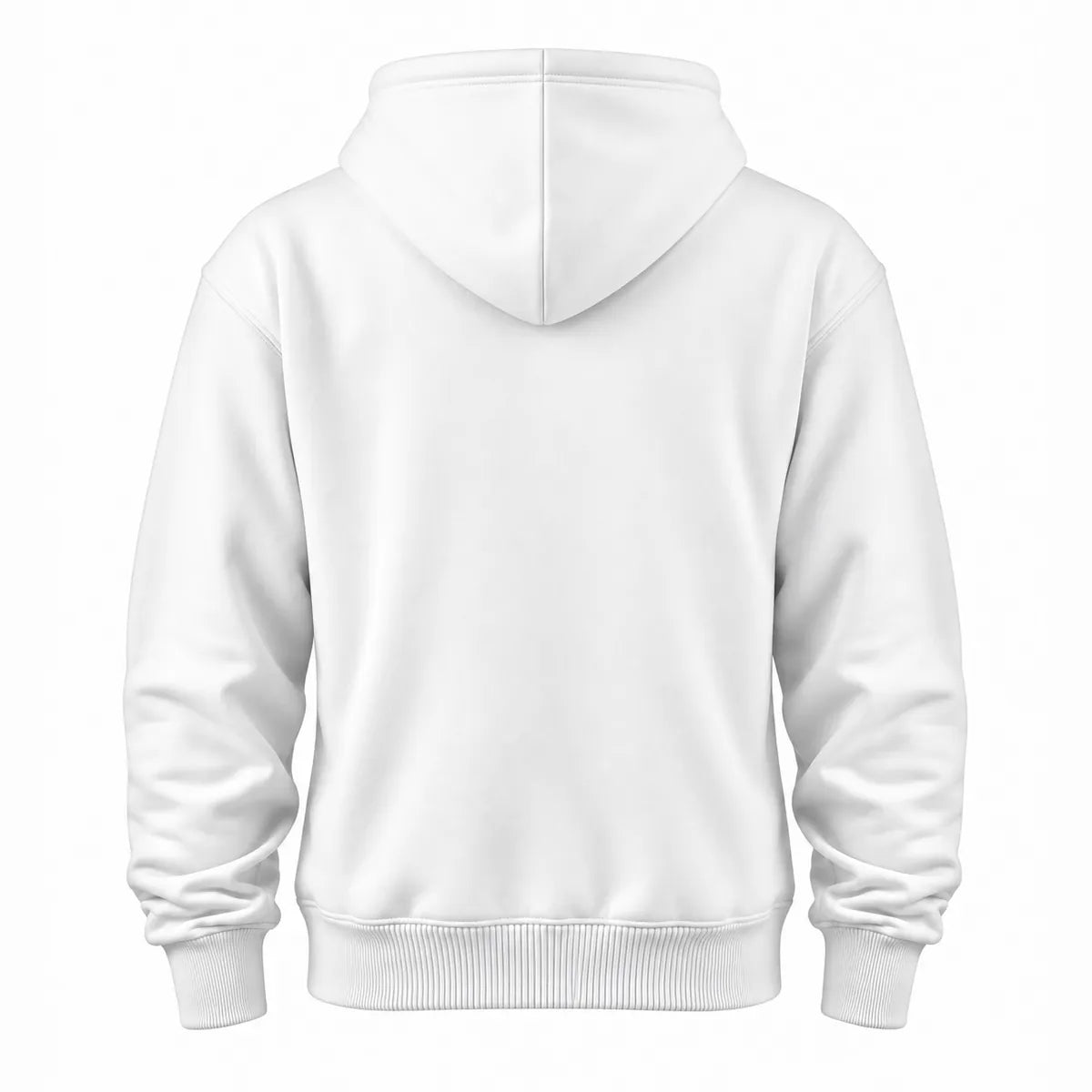 Hoodie in White · back