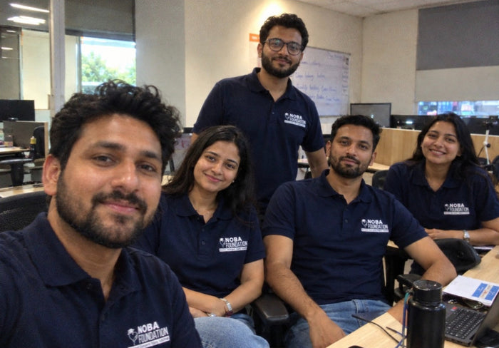 NOBA Foundation team in their custom Polo order
