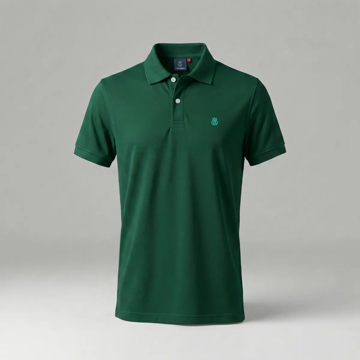Piqué Polo in Bottle green