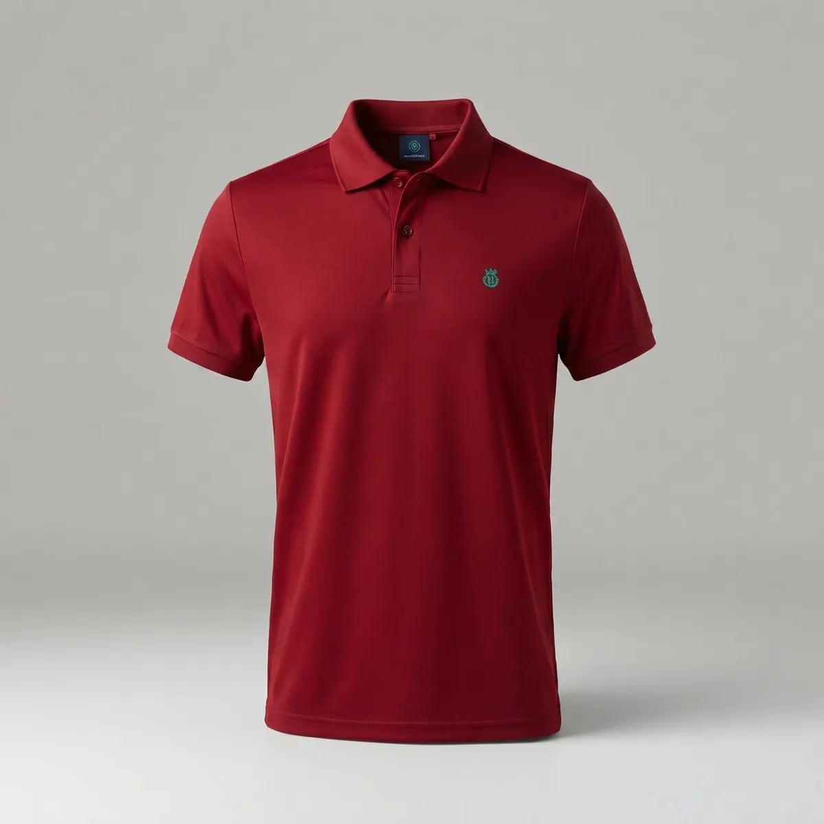 Piqué Polo in Red