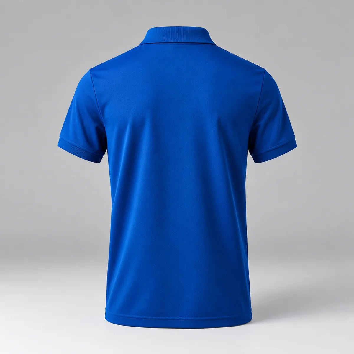 Piqué Polo in Royal blue · back