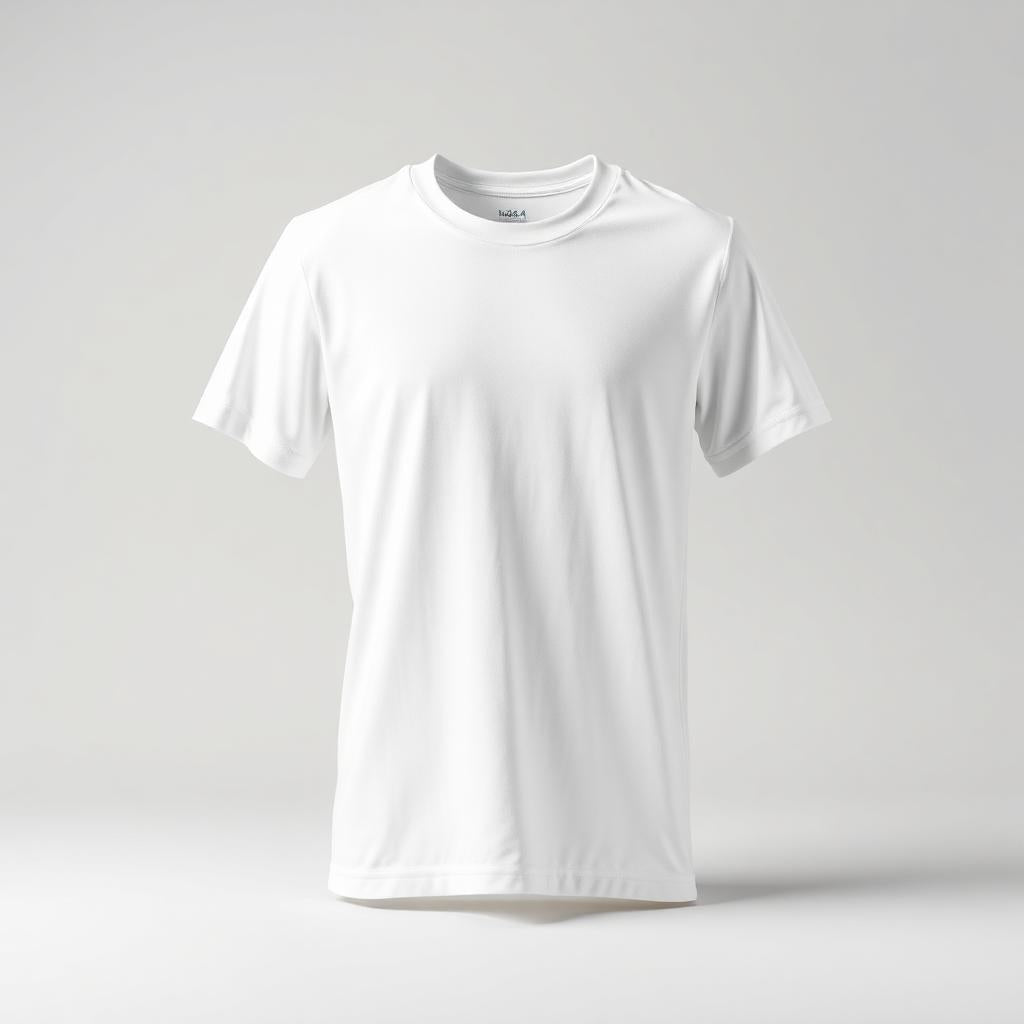 Premium Round Neck T-shirt in White